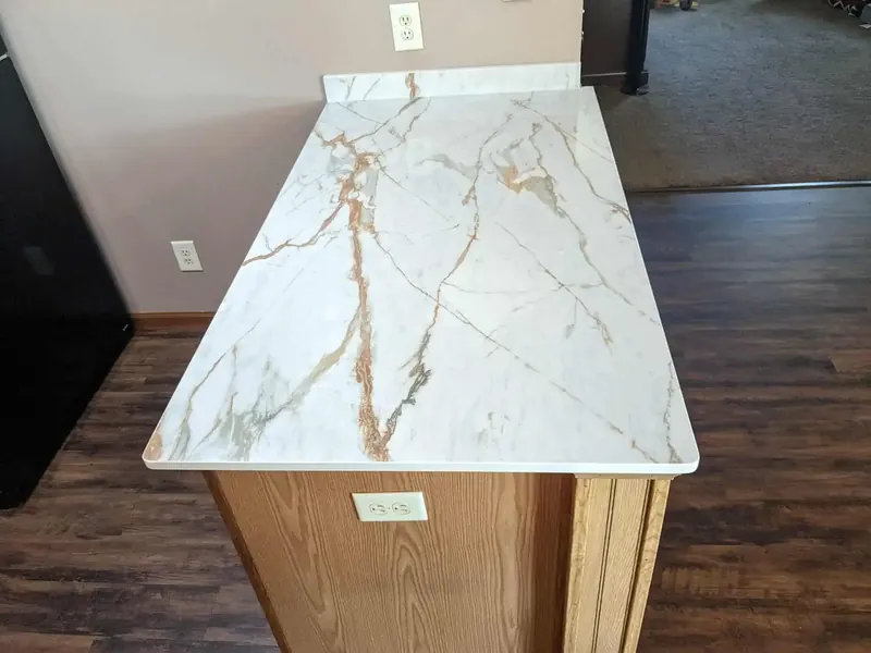 Quartz bathroom vanity top