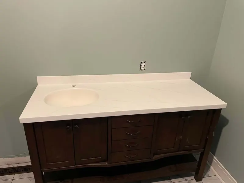 Custom solid surface for commercial application