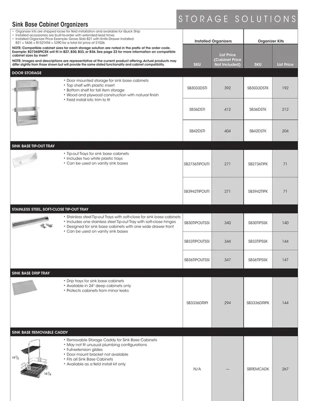 Wolf Classic Impact Series Cabinet Catalog - Page 22