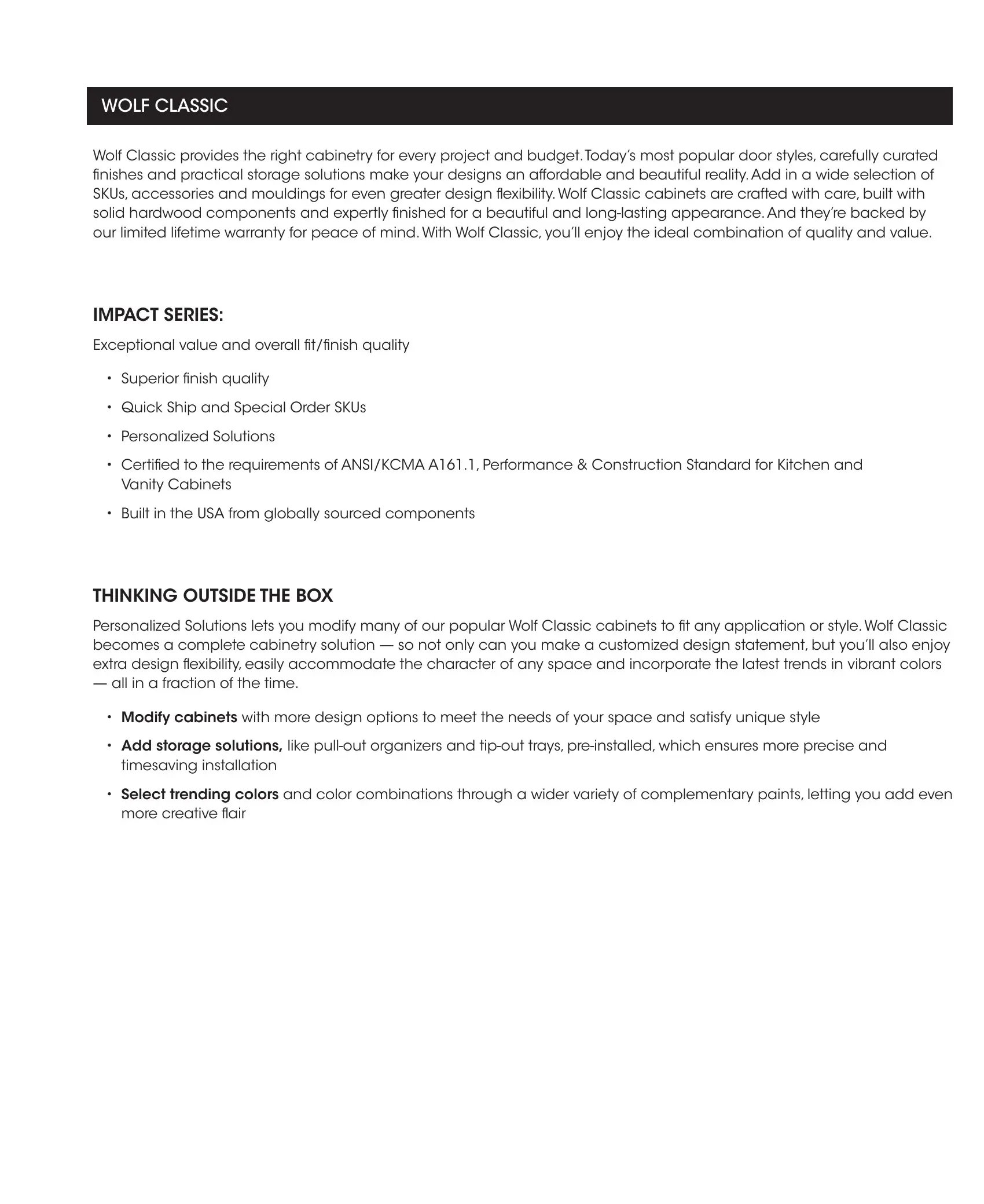 Wolf Classic Impact Series page 3