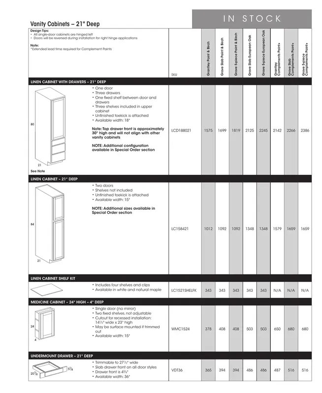 Wolf Classic Impact Series Cabinet Catalog - Page 43