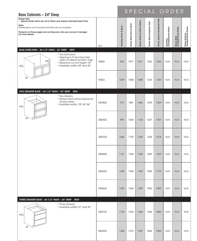 Wolf Classic Impact Series Cabinet Catalog - Page 59