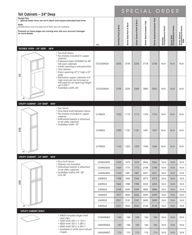 Wolf Classic Impact Series Cabinet Catalog - Page 63