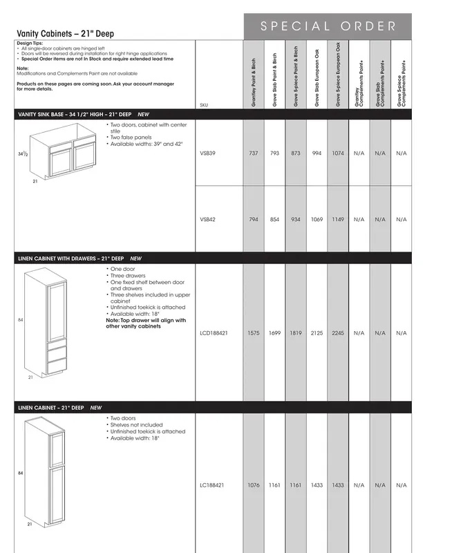 Wolf Classic Impact Series Cabinet Catalog - Page 64