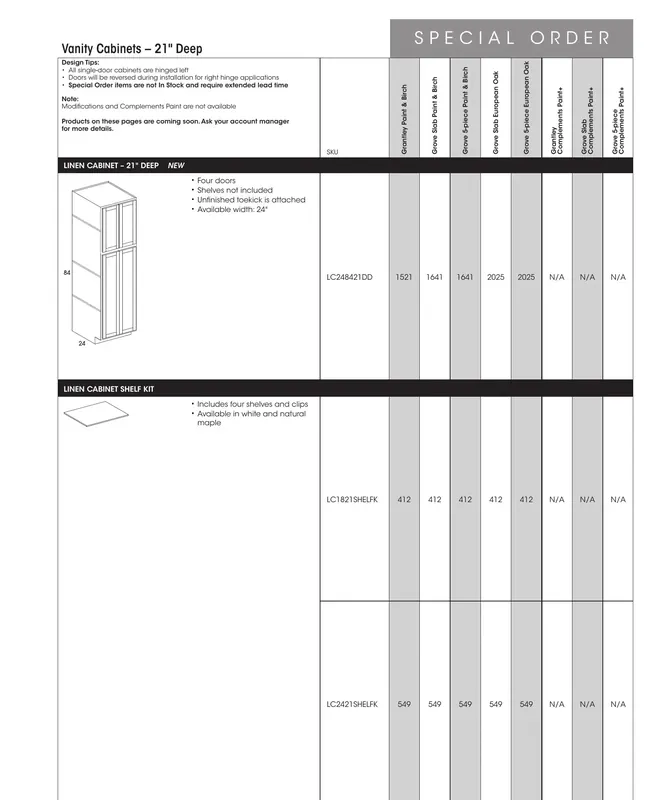 Wolf Classic Impact Series Cabinet Catalog - Page 65