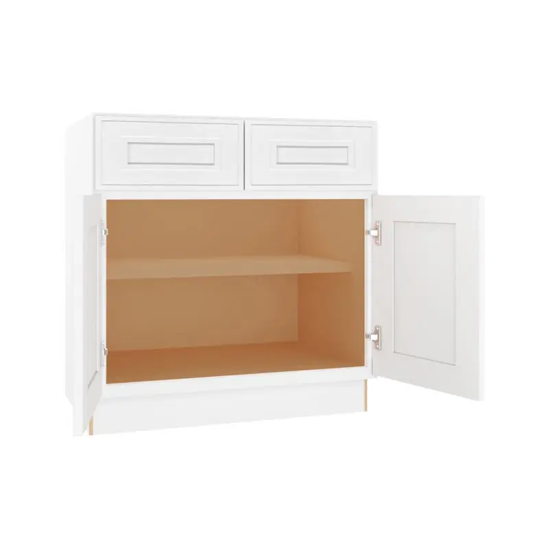 Lily Ann Craftsman White Shaker base cabinet, delivered assembled