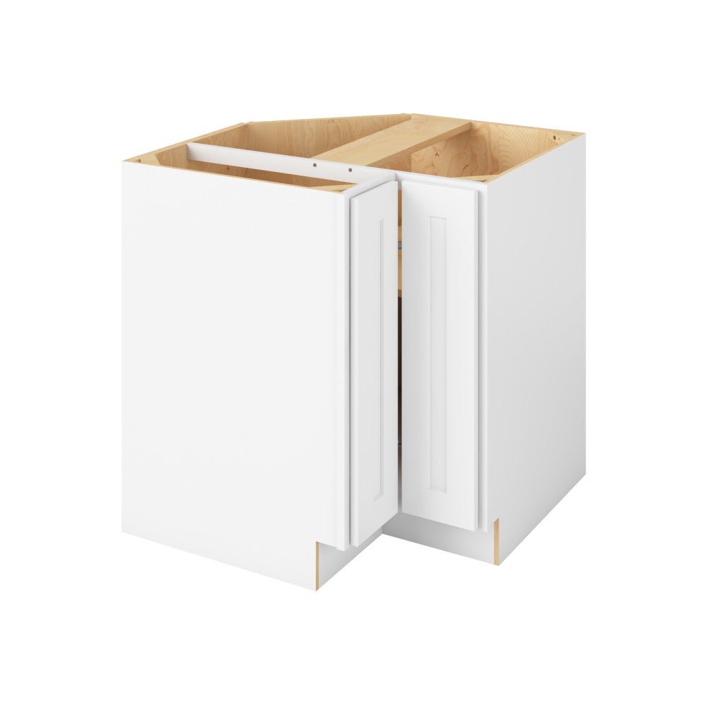 BC33U &mdash; Catalina - 33" Universal Base Corner Cabinet - Polar White, 2 Doors, 1 Shelf