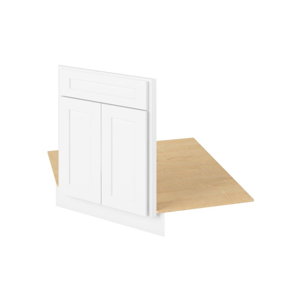 SFCD42 &mdash; 26-1/2" Sink Front Corner Diagonal, 2 Doors-1 False Front