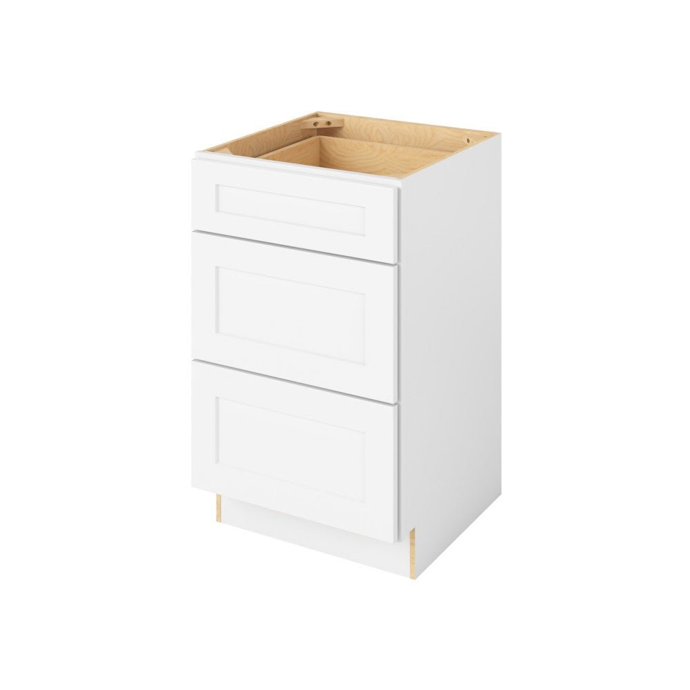 VDB21-3 &mdash; 21" Vanity Three Drawer Base, 3 Drawers