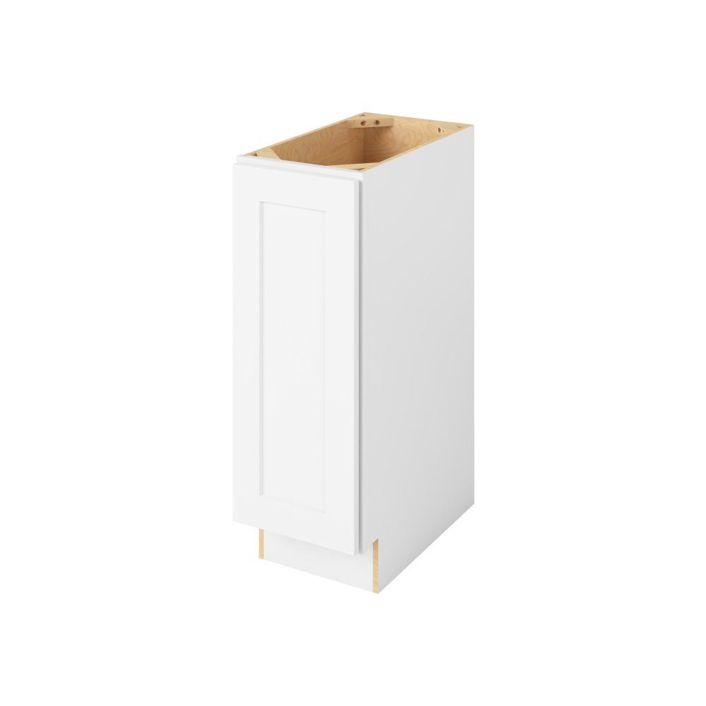 VFH12 &mdash; 12" Vanity Full Height, 1 Door, 2 Shelves