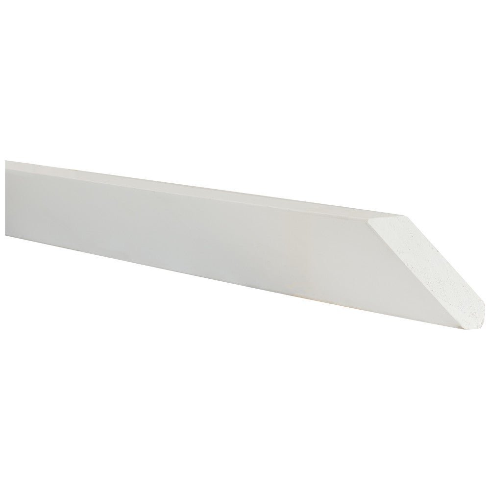 CMA8 &mdash; 3-13/16" H 96" L x 11/16" T Crown Moulding Angled