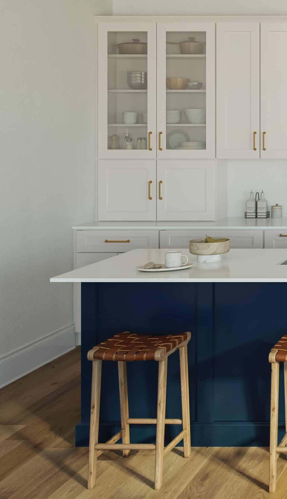 Catalina kitchen in Nautical Blue