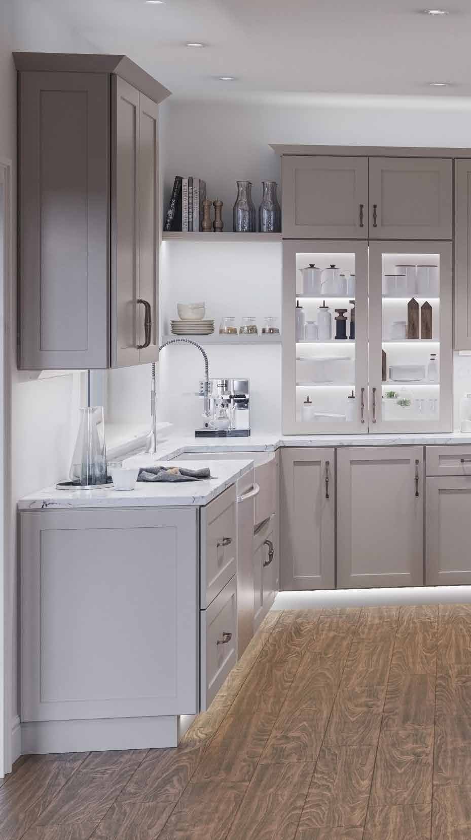 Catalina kitchen in Pebble Grey